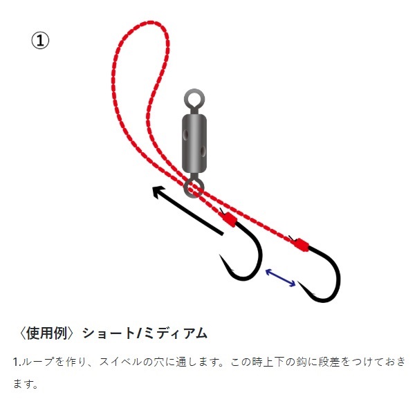 糸付G-HARDV2桜幻カスタムフックパワープレイ(ショート)